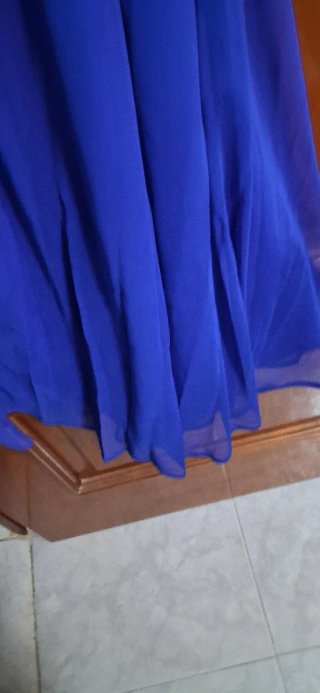 Vestido de fiesta azul
