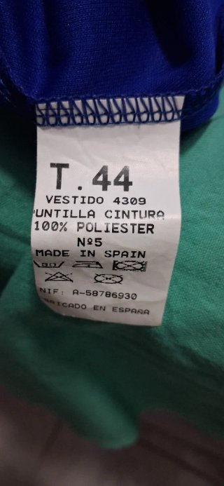 Vestido de fiesta azul