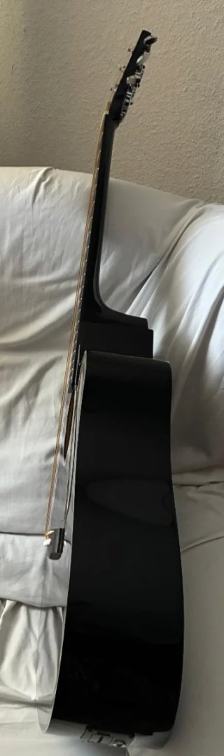 Guitarra Electroacústica Fender Negra