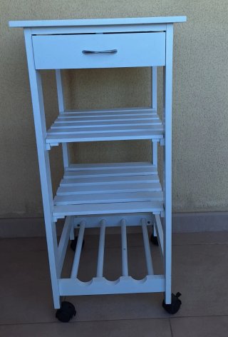 Mueble Auxiliar de Cocina Blanco