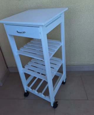 Mueble Auxiliar de Cocina Blanco