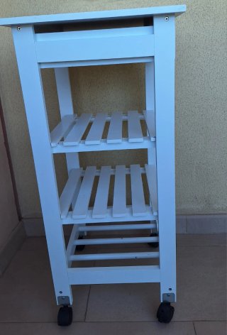 Mueble Auxiliar de Cocina Blanco
