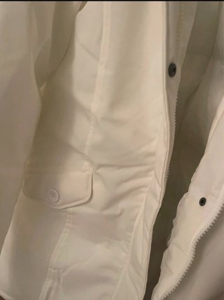 Abrigo blanco Norway con etiquetas