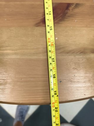 Mesa Recibidor de Madera Semicircular