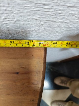 Mesa Recibidor de Madera Semicircular
