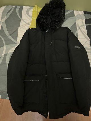 Parka McKenzie Invierno con Capucha Negra