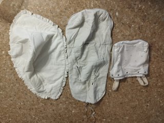 Capota, funda de silla y bolso