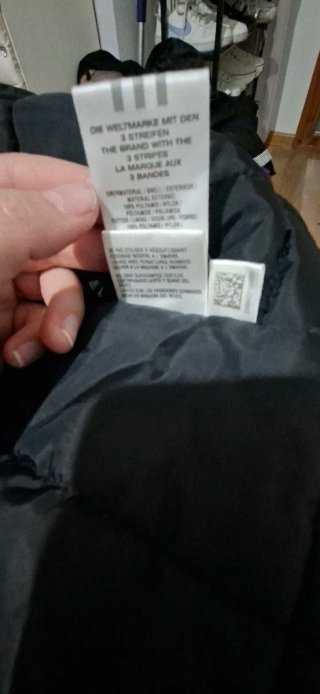 Chaqueta adidas Negra