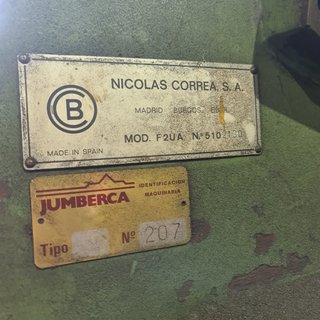 Fresadora Nicolás Correa F2UA