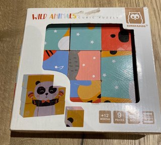 Cubic Puzzle Wild Animals Eurekakids