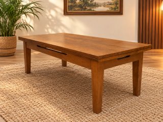 Mesa baja de centro de teca nórdica