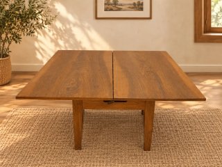 Mesa baja de centro de teca nórdica