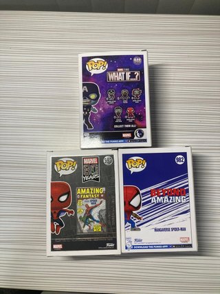 Lote 3 Funkos Marvel