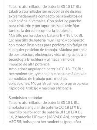 Set de Herramientas a Batería Metabo