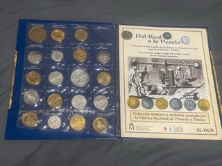 Colección Monedas Del Real a la Peseta+1 regalo