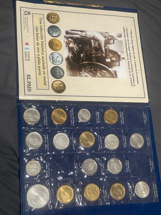 Colección Monedas Del Real a la Peseta+1 regalo