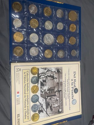 Colección Monedas Del Real a la Peseta+1 regalo