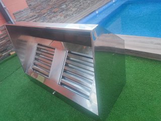 Campana extractora Industrial de Acero Inoxidable