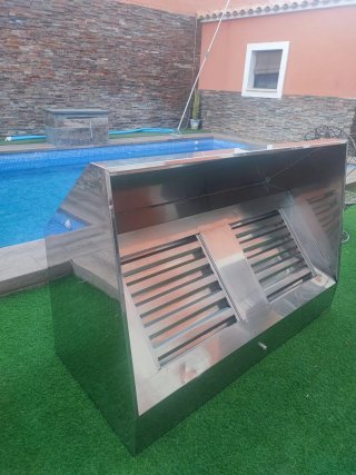 Campana extractora Industrial de Acero Inoxidable