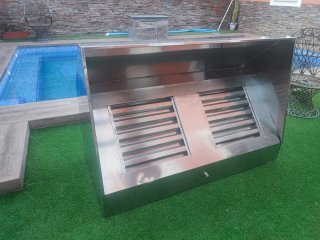 Campana extractora Industrial de Acero Inoxidable