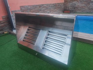Campana extractora Industrial de Acero Inoxidable