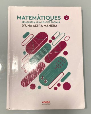 Matemàtiques 2, aplicades a les ciències social...