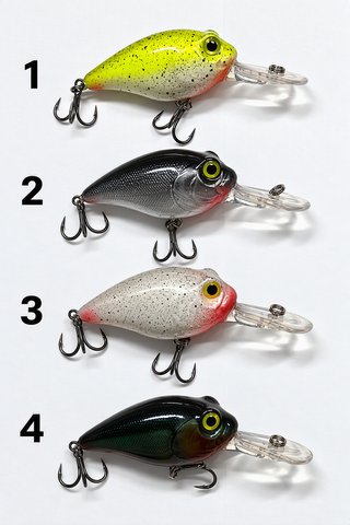 Crank Bait lucio luciopercas black bass (UNIDAD)
