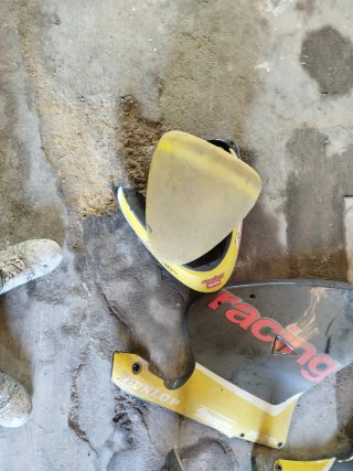 Carenado Aprilia RS50 gris/Amarillo