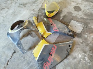Carenado Aprilia RS50 gris/Amarillo