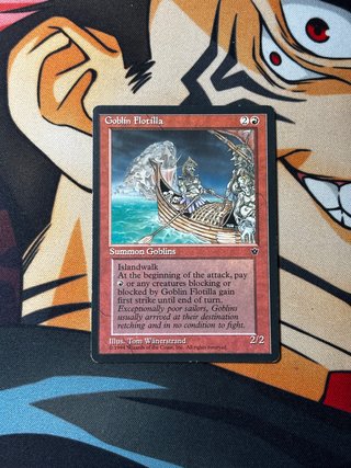 Carta MTG Goblin Flotilla Fallen Empires Retro Vin