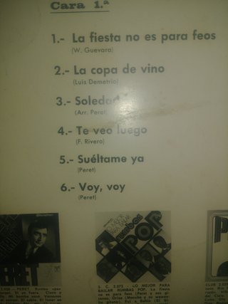 Vinilo Peret rumba