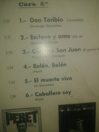 Vinilo Peret rumba