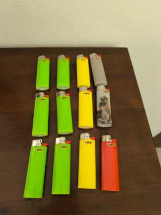 Lote 12 mecheros BIC