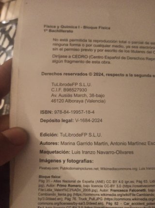 Libros física y química