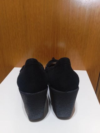 Zapatos de cuña CaféNoir negros talla 39