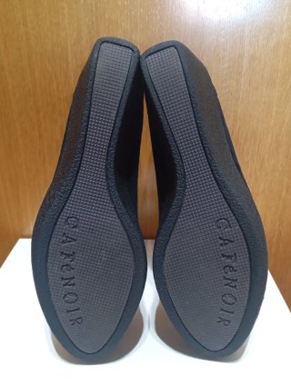 Zapatos de cuña CaféNoir negros talla 39