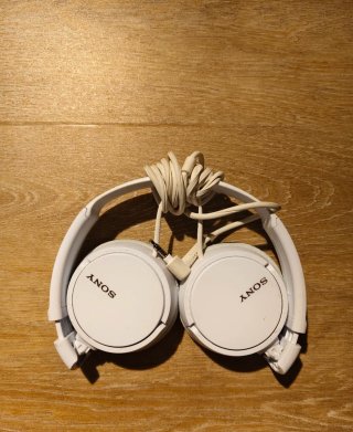Auriculares Sony Blancos Plegables