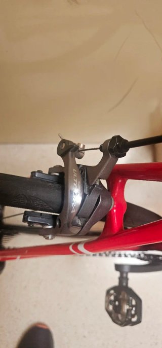 Bicicleta de carretera Specialized Tarmac Roja