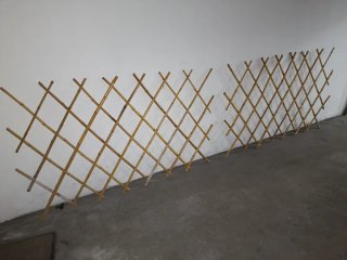 Conjunto 5 Treliças Bambu Extensíveis