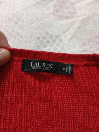 Maglione Ralph Lauren Rosso Taglia M