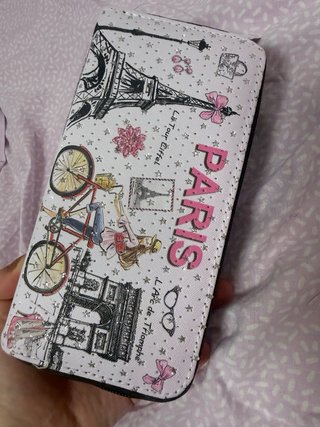 Cartera Larga Paris con Cremallera