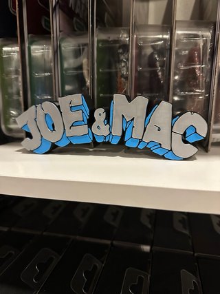 Joe & Mac 3D logo