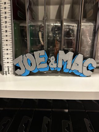 Joe & Mac 3D logo