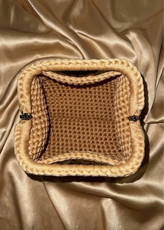 Clutch con paillettes oro