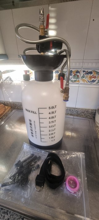 Bomba llenado aceite ATF neumática 5L sin estrenar