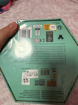 Caja Hexagonal Disney Stitch para Colorear