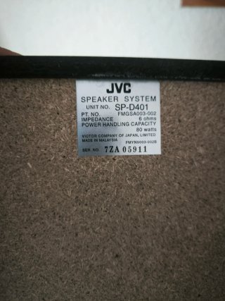 Altavoces JVC SP-D401