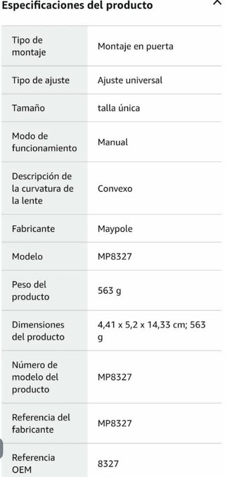 Espejo Remolque Deluxe Maypole Convex (2 Unidades)