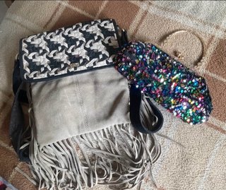 Bolso Boho y Clutch Lentejuelas