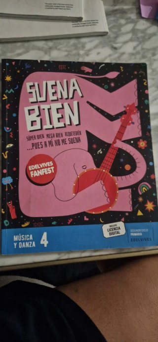 Libro Música y Danza 4 Primaria Edelvives